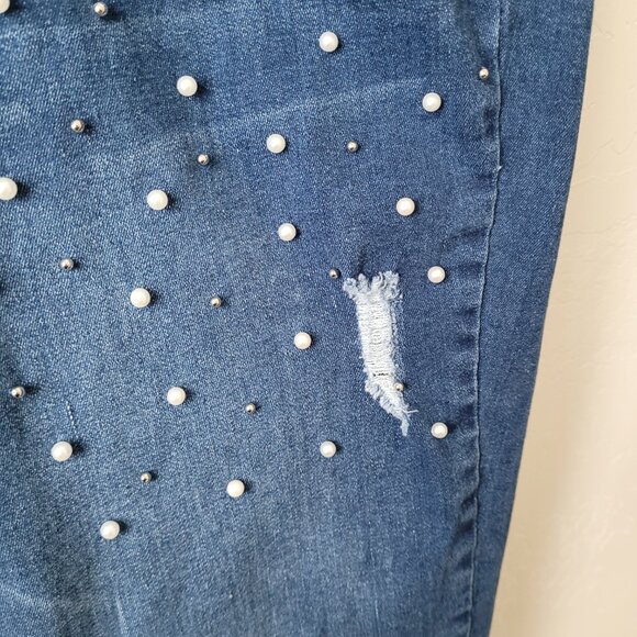 DKIN Pearl Distressed Skinny Jeans - Picture 6 of 9